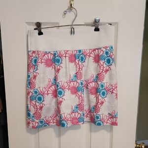 Puma Pink and Blue Tennis Mini Skirt